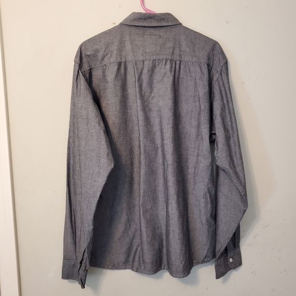 Mens Wrangler Red Button Down Long Sleeve Shirt Sz XL - Picture 5 of 5